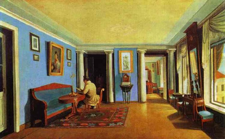 Kapiton Zelentsov Sitting-Room china oil painting image